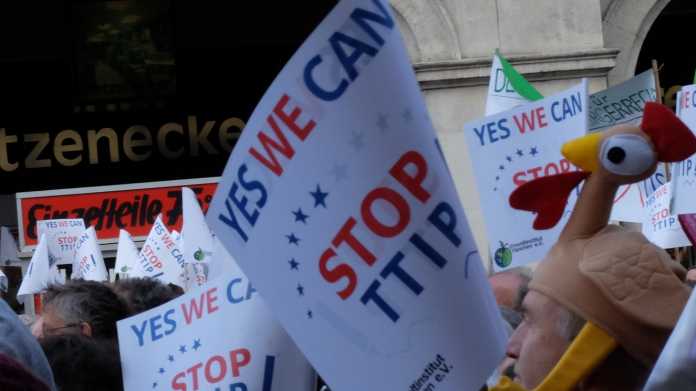 Proteste gegen Freihandelsabkommen: TTIP, das kriegt ihr nie!