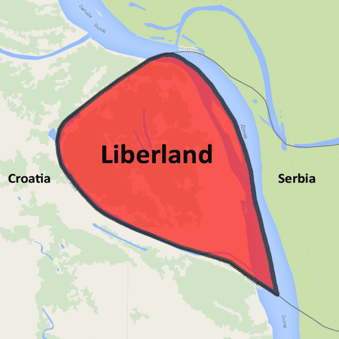 Karte von Liberland