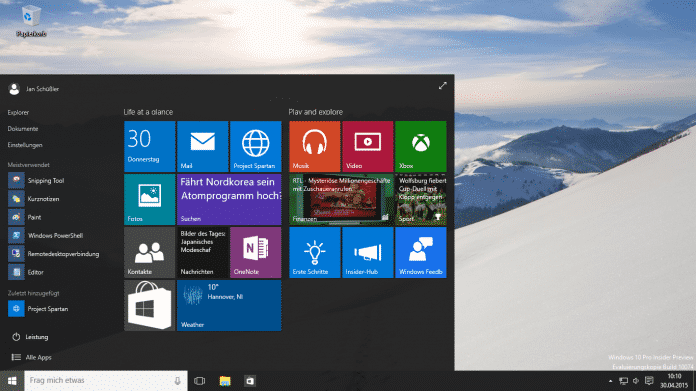 Windows 10 Preview: Eine Build zur Build