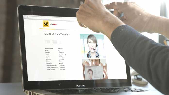 Postident: Legitimation per Videochat möglich