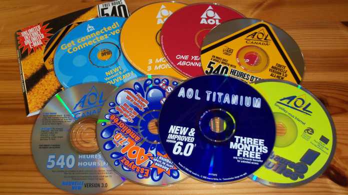 AOL CDs für die Modemeinwahl
