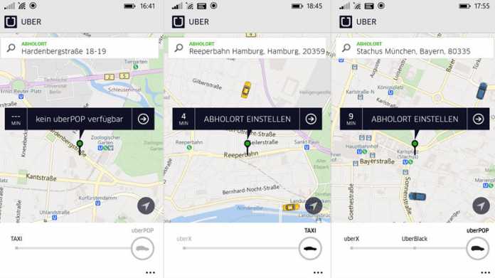 Uber gibt mit UberPOP in Deutschland auf