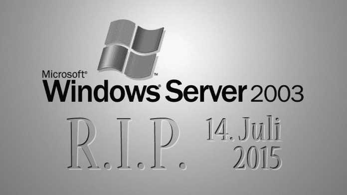Support-Ende beim Windows Server 2003