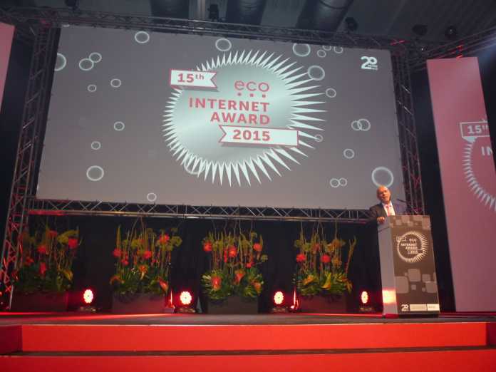 eco-GEschäftsführer Harald Summa erhielt den ersten Preis