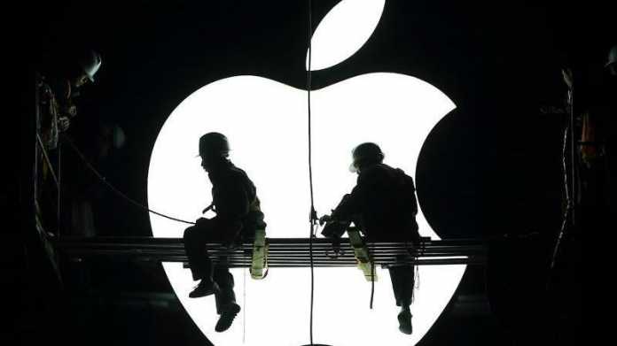 Apple-Bauarbeiter
