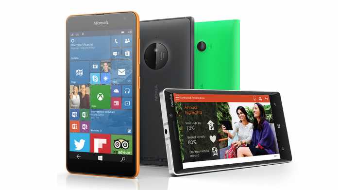 Microsoft Lumia mit Windows 10