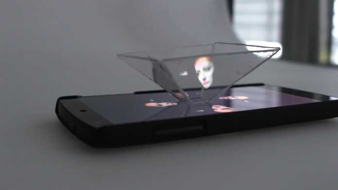 Smartphone-Hologramm