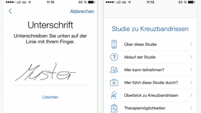 Apples ResearchKit: Erste App-Studie auch in Deutschland