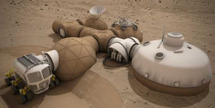 Mars-Station aus dem 3D-Drucker