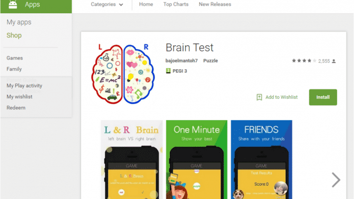 Brain Test - Google Play Store