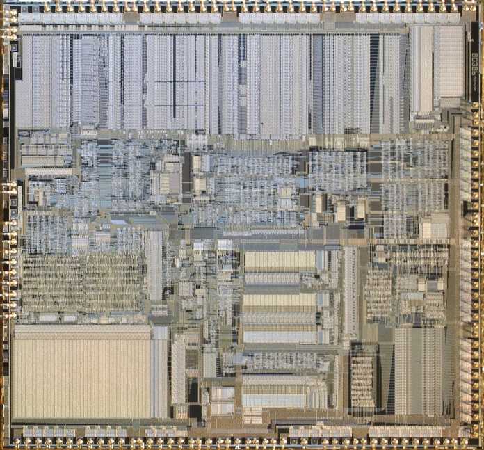 Die des Intel A80386DX-20