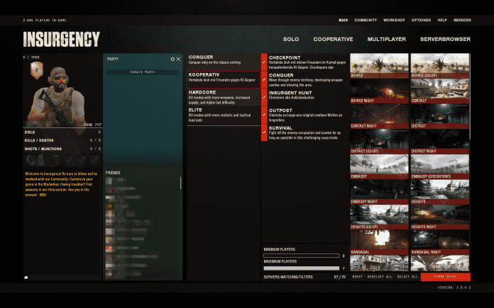 Insurgency Game Modes