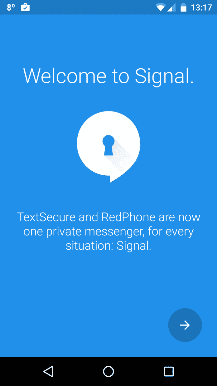 TextSecure auf Android heißt jetzt Signal.