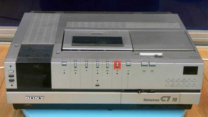 Sony Betamax-Recorder