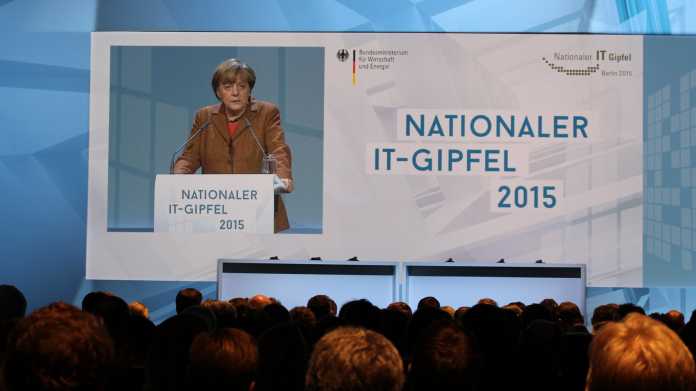 Angela Merkel auf dem IT-Gipfel