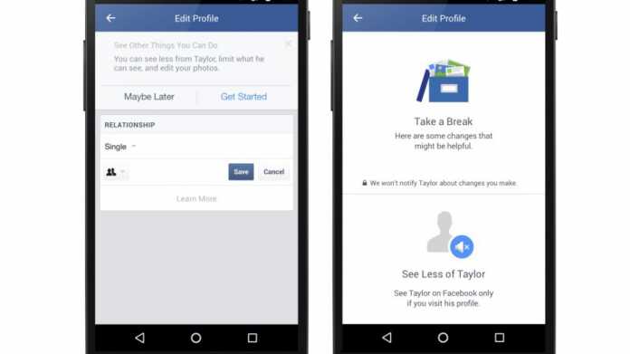 Facebook testet Funktion für Trennungen