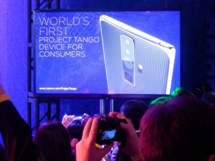 So oder ähnlich könnte das noch namenlose Tango-Phone von Lenovo aussehen.