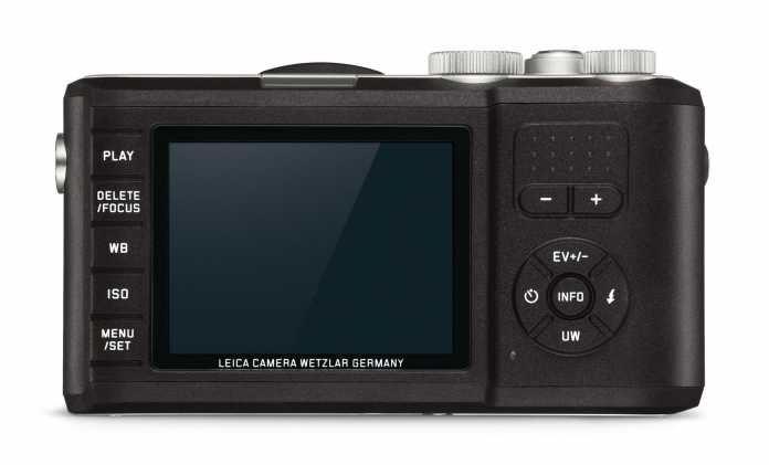 Das Gehäuse der Outdoorkompaktkamera Leica X-U ist mit einem griffsicheren Kunststoff ummantelt. Das Display schützt ein gehärtetes Glas.