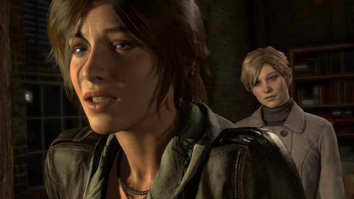 Laras Gesicht ist grafisch überzeugend modelliert.