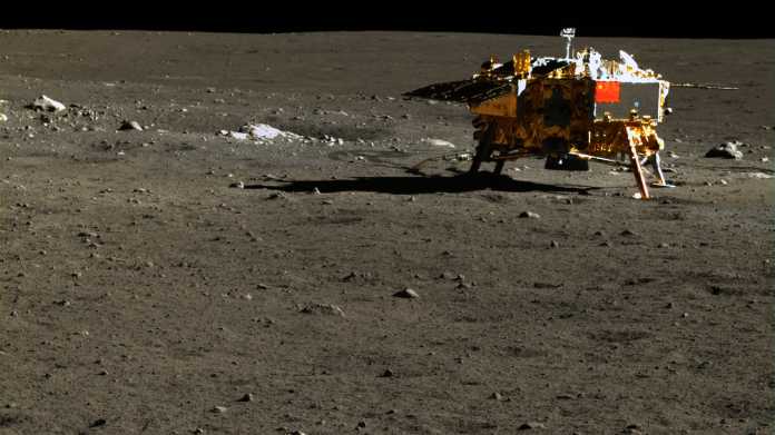 Chang'e 3 auf dem Mond