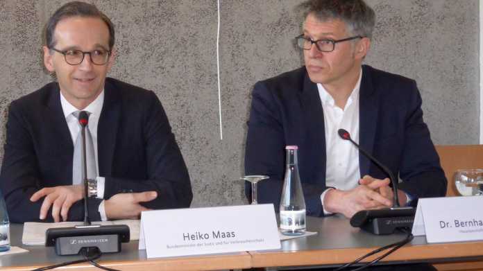 Heiko Maas (l.) und Bernhard Rohler