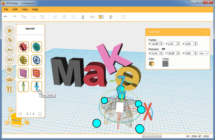 3D-Software xyzMaker