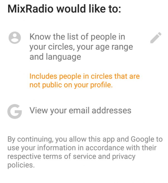 MixRadio will Daten Dritter abgreifen
