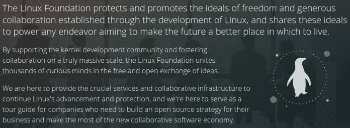 Die Linux Foundation fördert dieser Tage mehr als nur Linux.