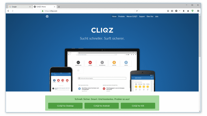 Webbrowser Cliqz 