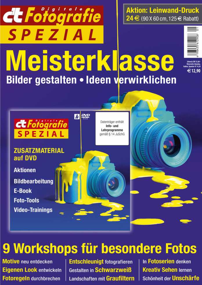 Sofort bestellbar: c't Fotografie Spezial Meisterklasse Edition 2