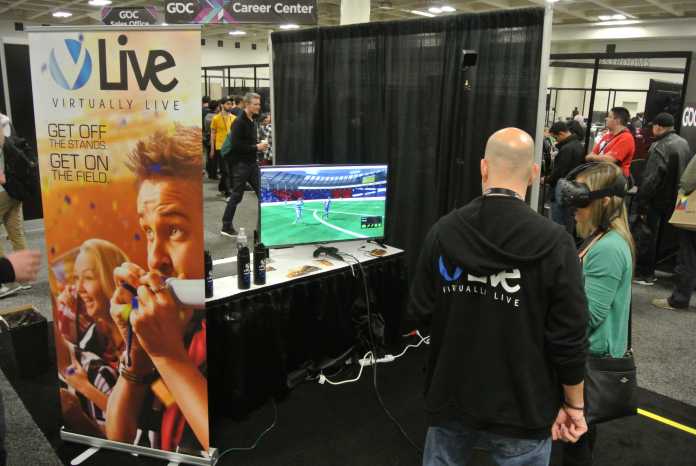 Der auf der GDC gezeigte Portotyp der Software ließ Zuschauer mit der HTC Vive ein virtuelles Spiel von jedem beliebigen Punkt auf dem Spielfeld beobachten.