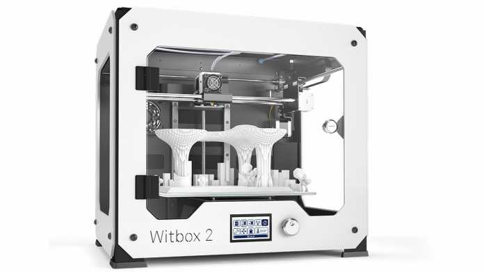 3D-Drucker Witbox 2 von bq im Test: An den richtigen Schrauben gedreht