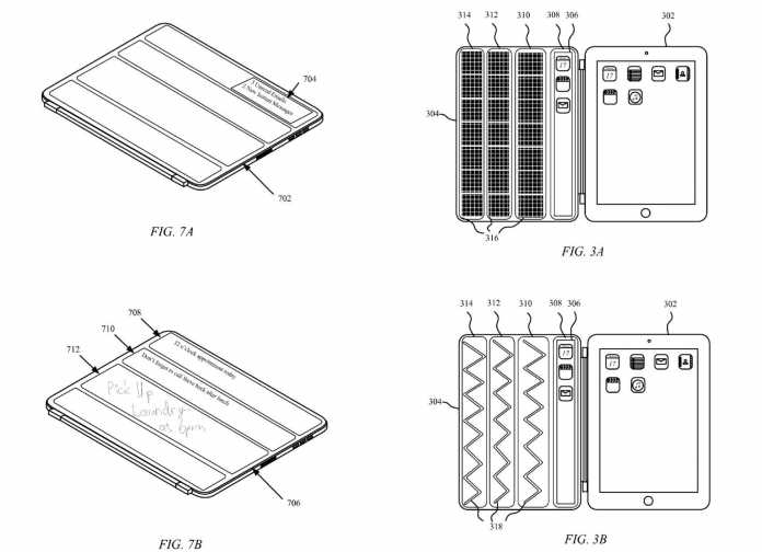 Apple hält Patent auf Tablet-Hülle mit integriertem Display