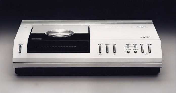 Philips-CD-Player aus den Anfangsjahren des Formats.
