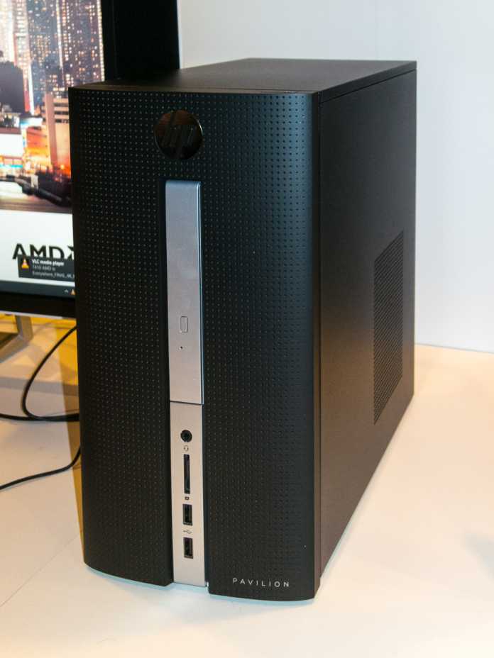 Im HP Pavilion 510 steckt bereits die Desktop-Variante von Bristol Ridge mit der Fassung AM4.