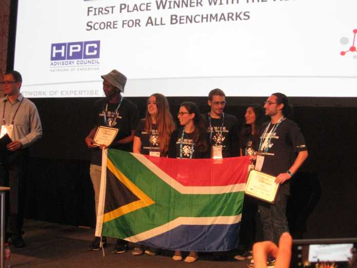Das Siegerteam kommt zum dritten Mal vom Center for HighgPerformance Computing (CHCP) aus Südafrika