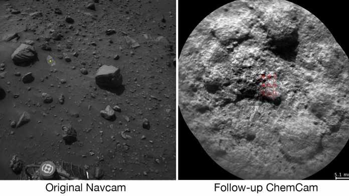 Marsrover Curiosity sucht sich seine Laser-Ziele jetzt selbst aus