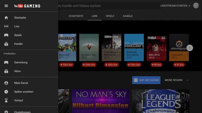 YouTube Gaming startet in Deutschland