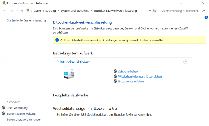 Windows-10-Upgrade: Bitlocker und Hyper-V im Konflikt