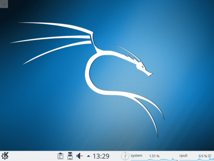 Kali mit KDE-Desktop