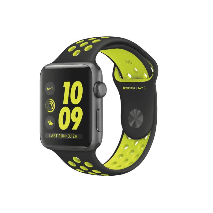Die Apple Watch Nike+-Edition unterscheidet sich von den übrigen Watch-Varianten durch exklusive Armbänder und Ziffernblätter.
