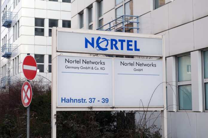 Firmenschild Nortel Networks Germany