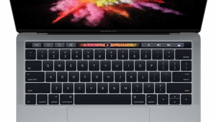 MacBook Pro mit Touch ID und Touch Bar