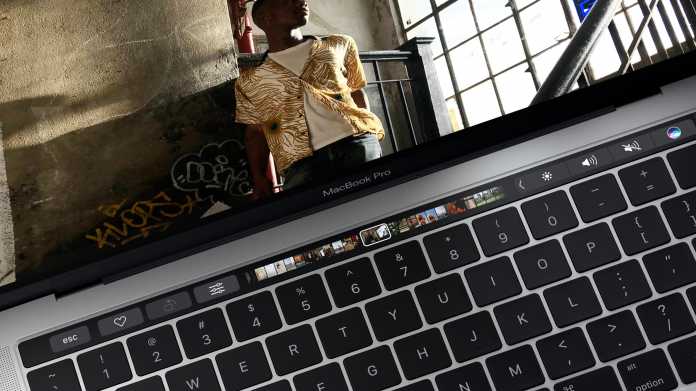 Touch Bar am MacBook Pro