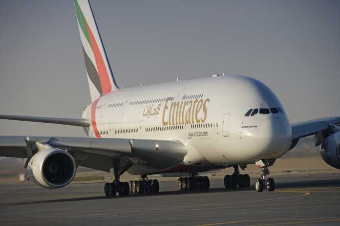 A380 der Emirates Airlines