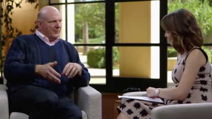 Ex-Microsoft-Chef Steve Ballmer im Bloomberg TV