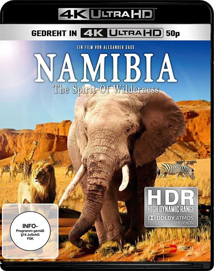 Die UHD-Blu-ray &quot;Namibia&quot; von Busch Media bietet als erste deutsche 4K-Scheibe Videos im 2160p50-Format mit erhöhtem Kontrast (HDR).