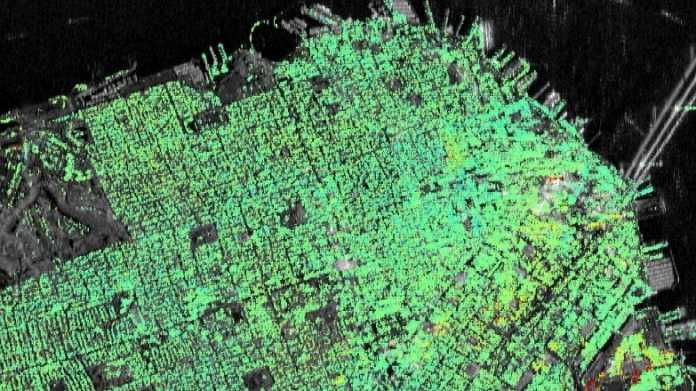 ESA-Satelliten bestätigen Absenkung eines Wolkenkratzers in San Francisco