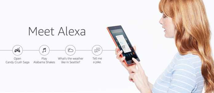 In den USA kann man mit einem Druck auf den Homebutton der Fire-Tablets auf Alexa zugreifen.