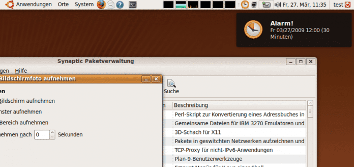 Ubuntu 9.04 enthält ein neues Notification System.